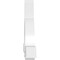 Ekena Millwork Ericson Architectural Grade PVC Gable Bracket, 72"W x 24"H x 4"D x 4"F, 8/12 Pitch GBP072X24X0404ERI00 - alternate 3